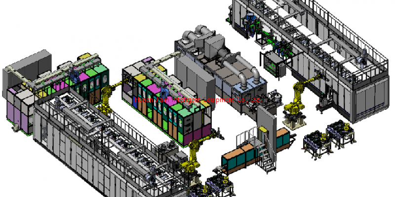 Trickling and coating automatic production line-100S